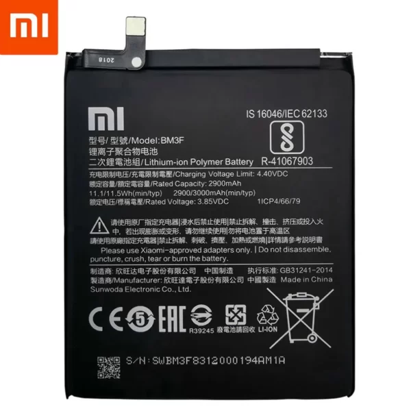 bateria xiaomi mi 8 pro