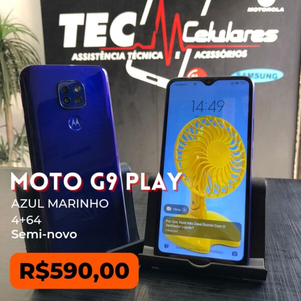 Moto g9 play semi-novo