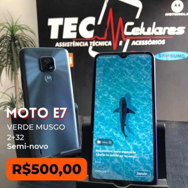 moto e7 semi-novo