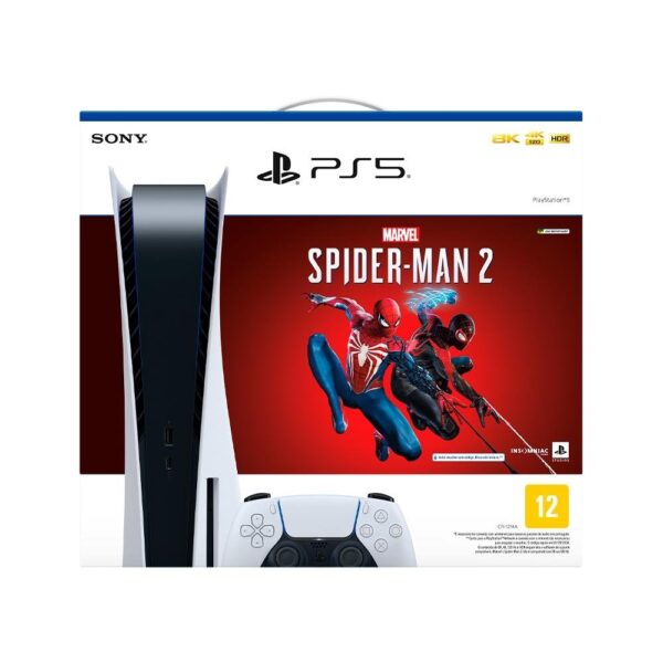 PlayStation 5 825GB + Jogo Spider Man 2