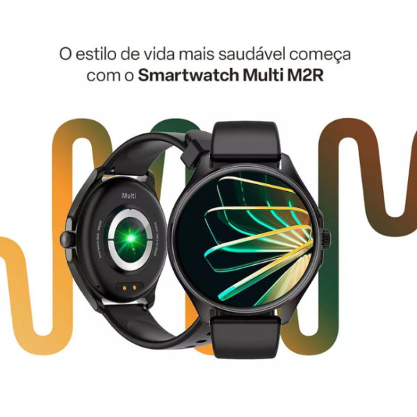 Smartwatch Multi M2r 1,43 Amoled Proteção Ip67 Preto - Image 2