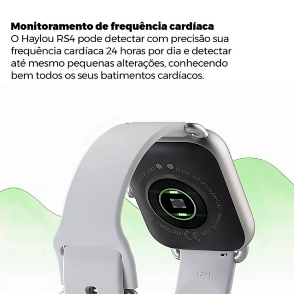Relógio Smartwatch Haylou Rs4 Bluetooth 5.1 Tela 1,78 Prata - Image 4