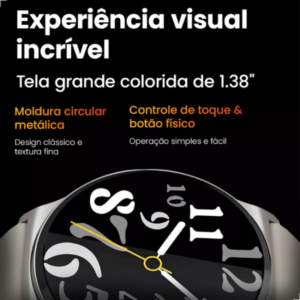 Smartwatch Haylou Solar Lite Relógio Android Cinza - Image 4