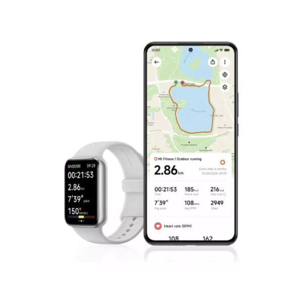 Smartwatch Mi Band 9 Pro C/ Gps Global Cinza Claro - Image 4