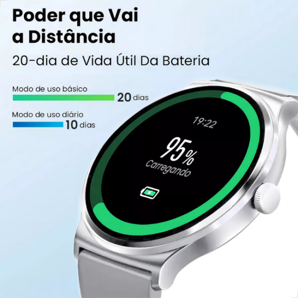 Smartwatch Haylou Solar Lite Relógio Android Cinza - Image 6