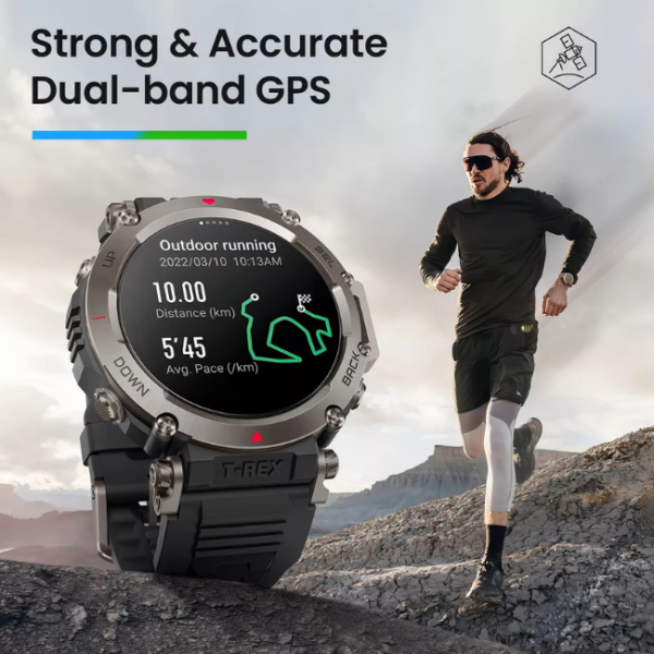 Smartwatch Amazfit T-Rex Ultra Abyss Black - Image 7