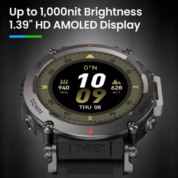 Smartwatch Amazfit T-Rex Ultra Abyss Black - Image 5