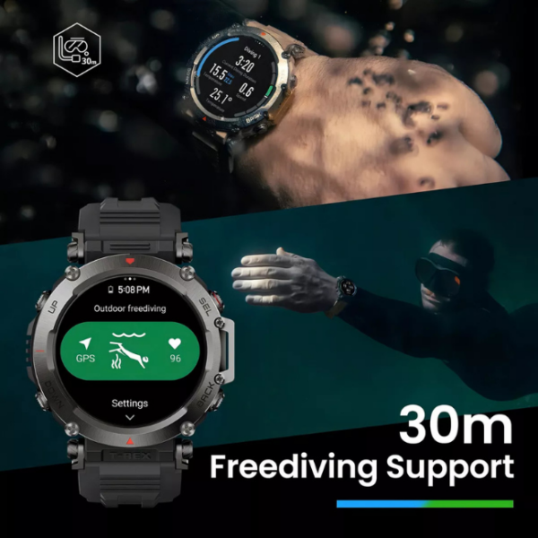 Smartwatch Amazfit T-Rex Ultra Abyss Black - Image 4