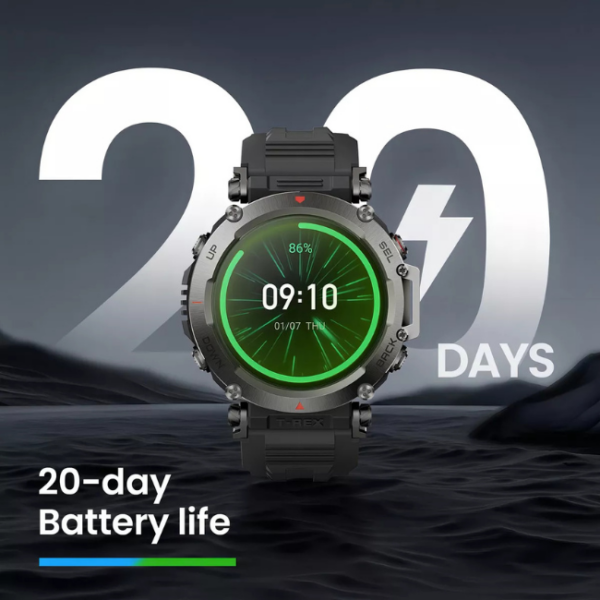 Smartwatch Amazfit T-Rex Ultra Abyss Black - Image 3