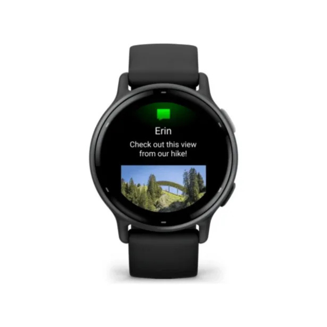 Relógio Garmin Vivoactive 5 Preto Com Pulseira De Silicone - Imagem 6